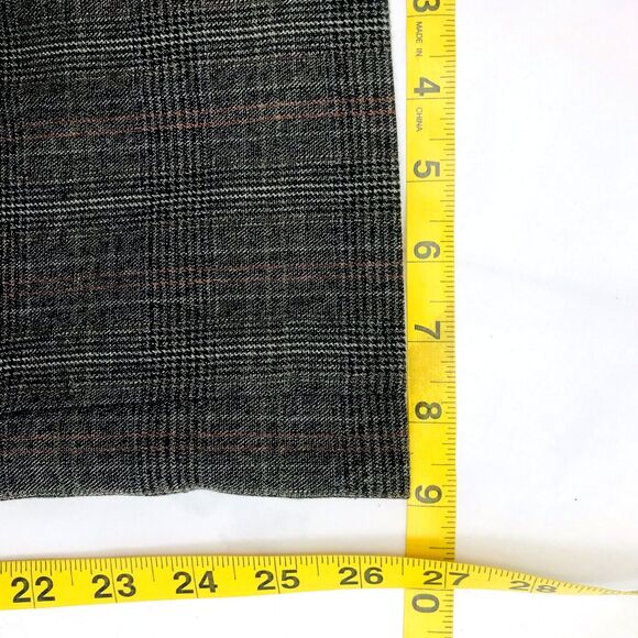 TanJay Pants Comfort Slacks Sweatpants Elastic Soft Wide Leg Brown Plaid 16 W - Picture 8 of 12